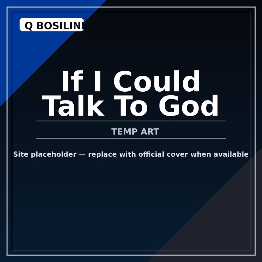 If I Could Talk To God cover art